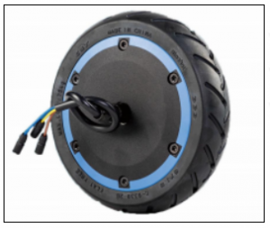 154mm 24V Hub motor 900rpm 1.06Nm 100W