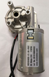 61mm 24V Worm Gearbox Motor 16rpm 0.004Nm 0.007W